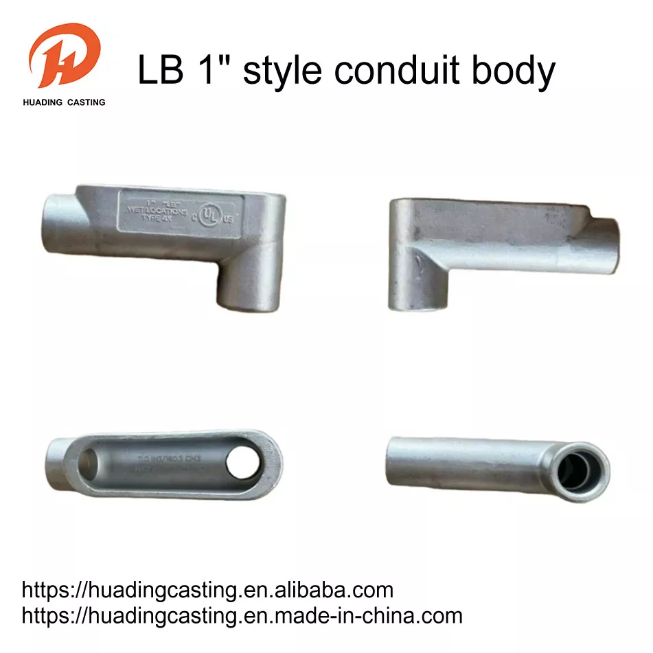 Cuerpo de conducto de estilo lb